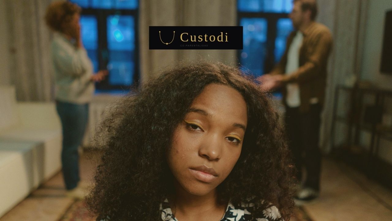 Niño afectado por conflicto entre padres